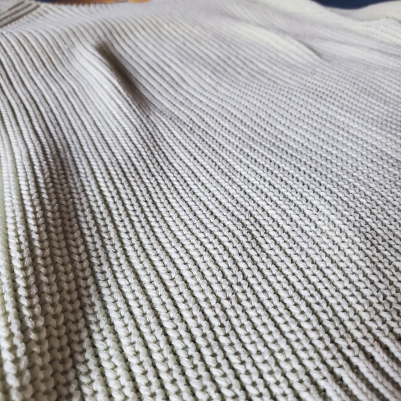 Tory Burch Sport Women's Chunky Knit Cotton Blend Sweater Size S Oversized Fall - Picture 14 of 16